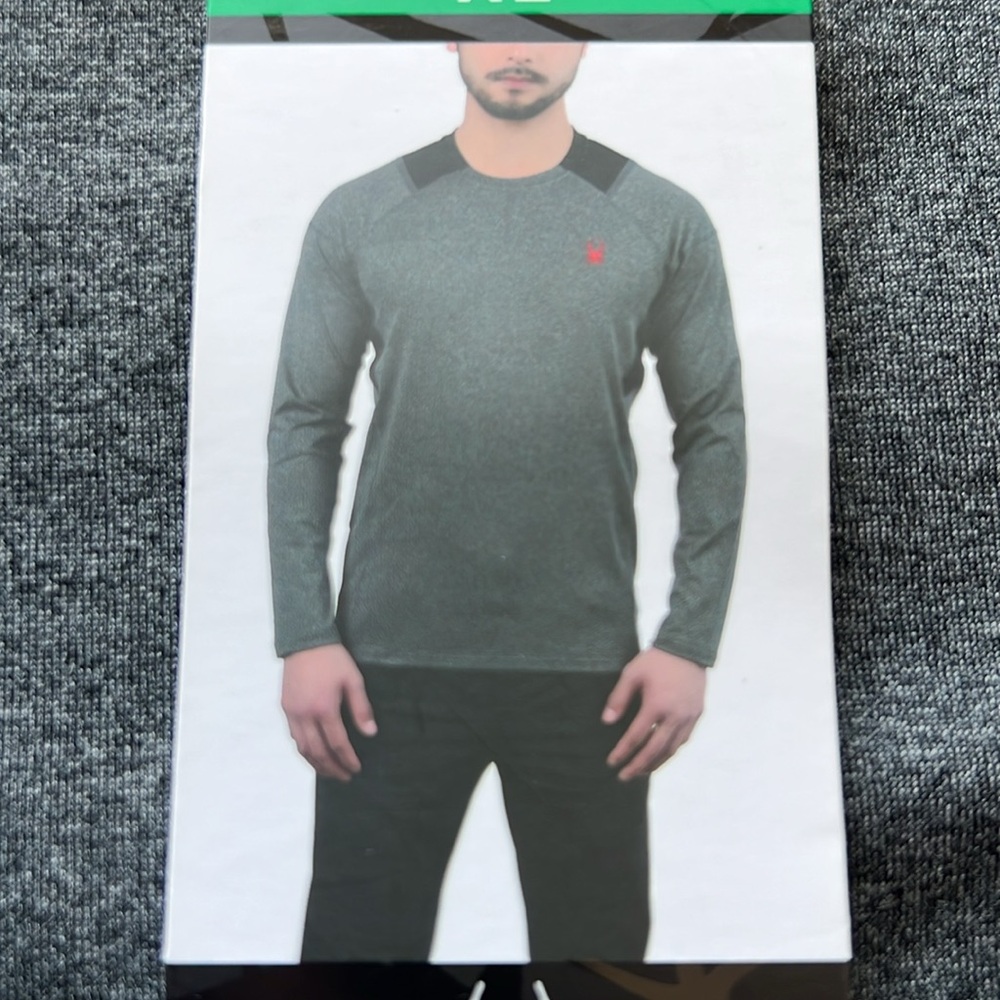 Spyder Active | Moisture Wicking Reflective Stretchy Long Sleeve Shirt Size XL